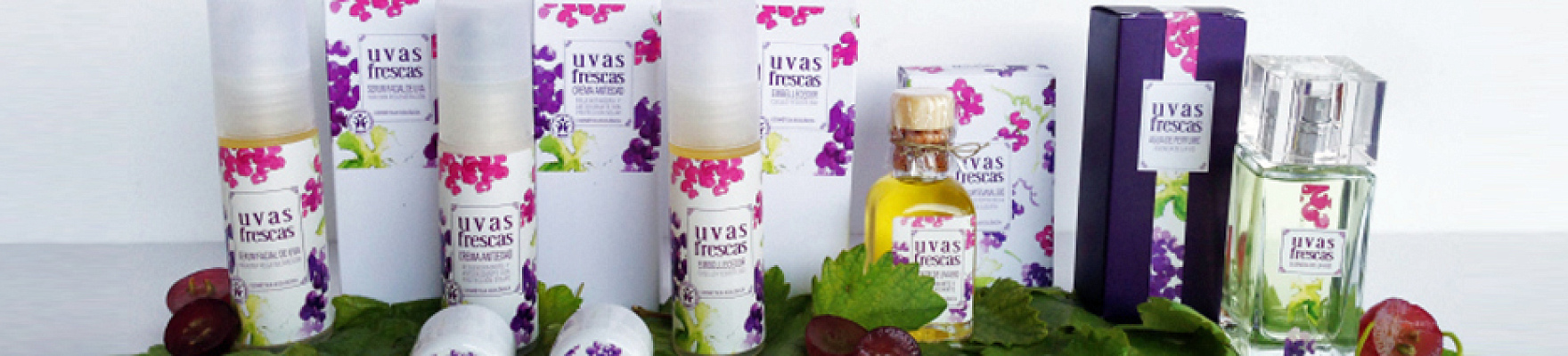 Uvas frescas cosmética ecológica 