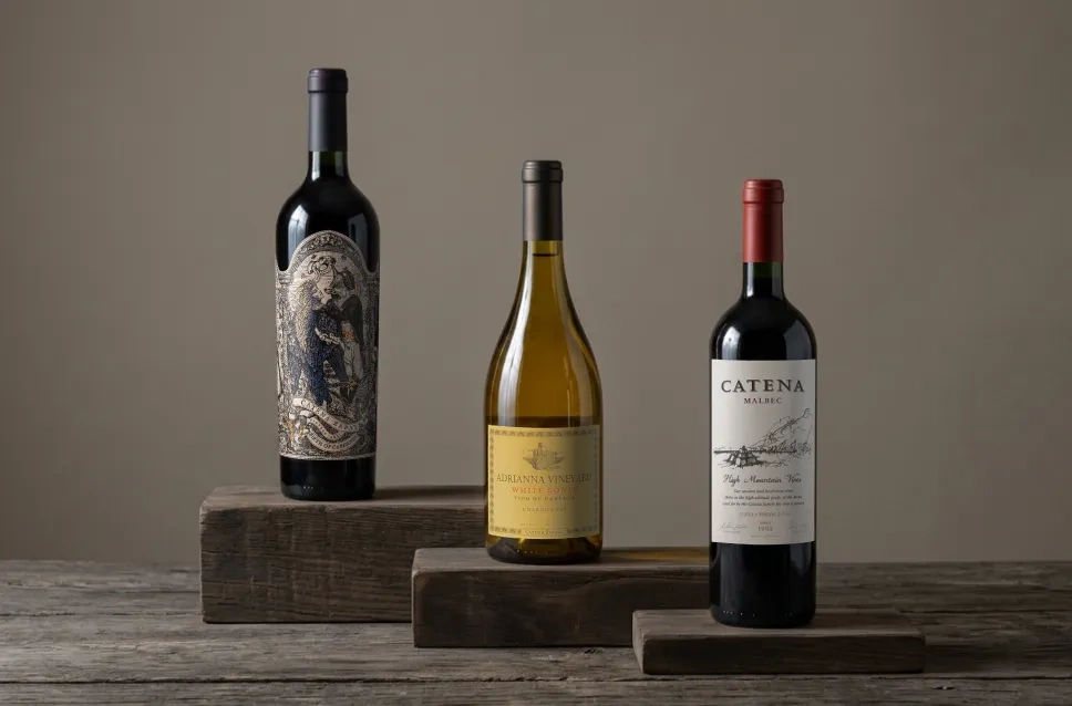 Bouteilles de vin du domaine Catena Zapata