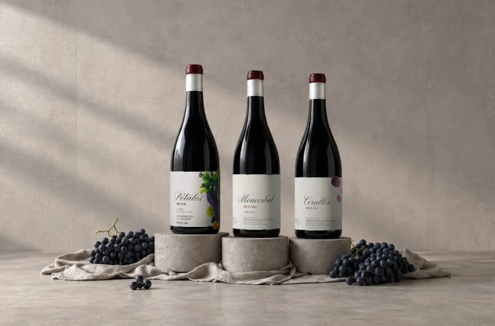 Bouteilles de vin du domaine Descendientes J. Palacios