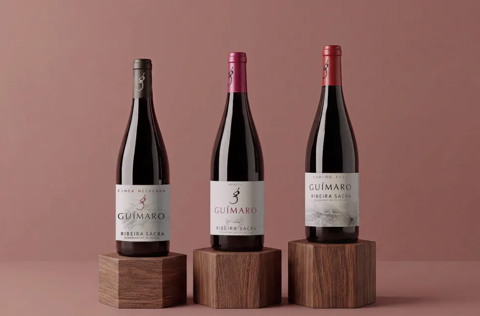 Bouteilles de vin du domaine Guímaro