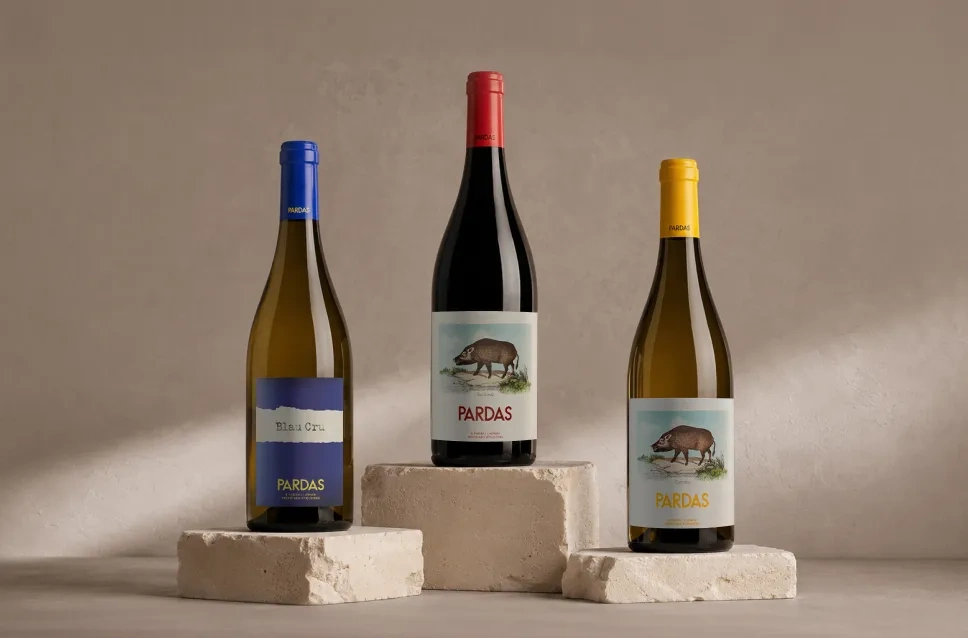 Bouteilles de vin du domaine Celler Pardas