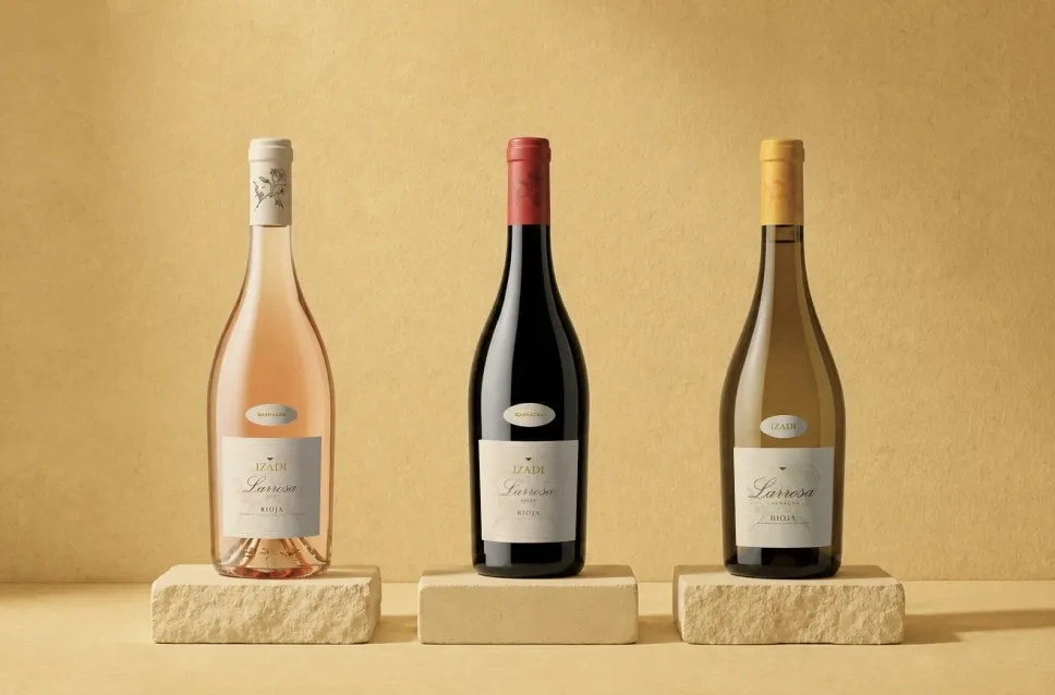 Bouteilles de vin du domaine Izadi