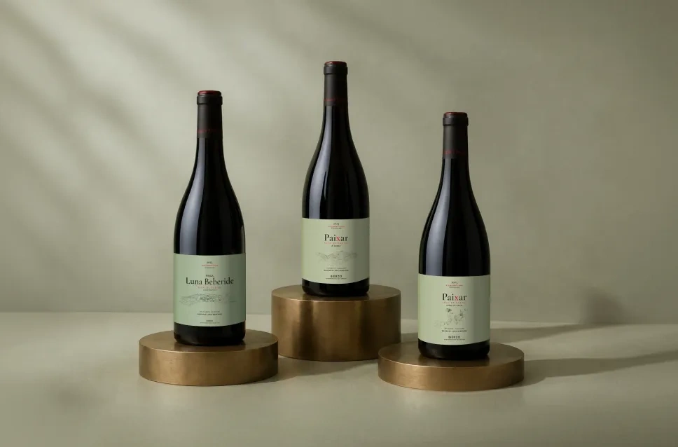 Bouteilles de vin du domaine Luna Beberide