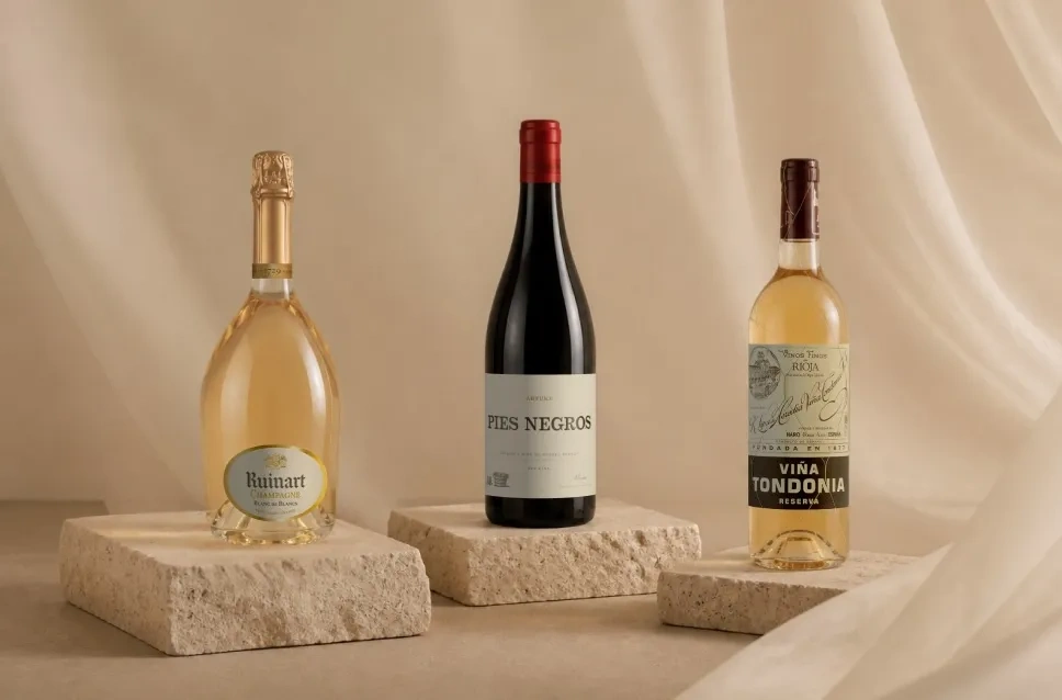 Bouteilles de vin avec -10 %