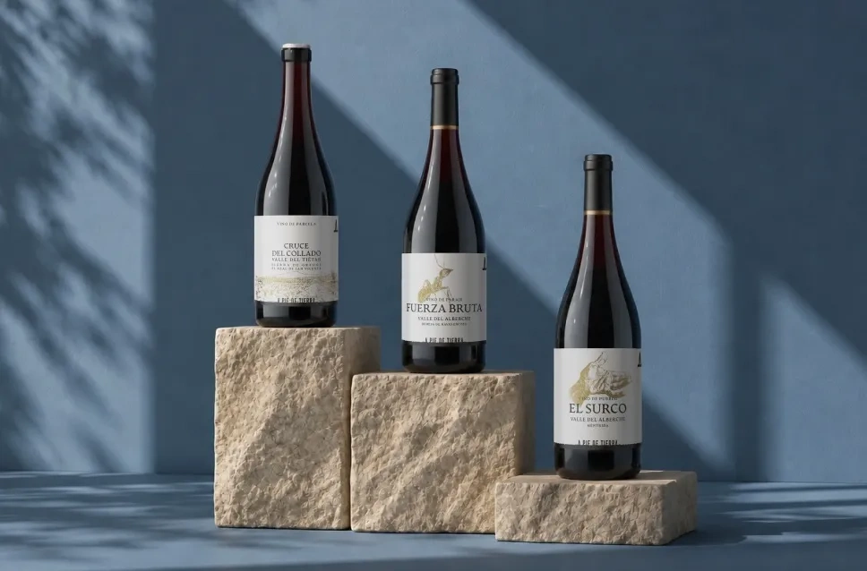Bouteilles de vin du domaine A Pie de Tierra
