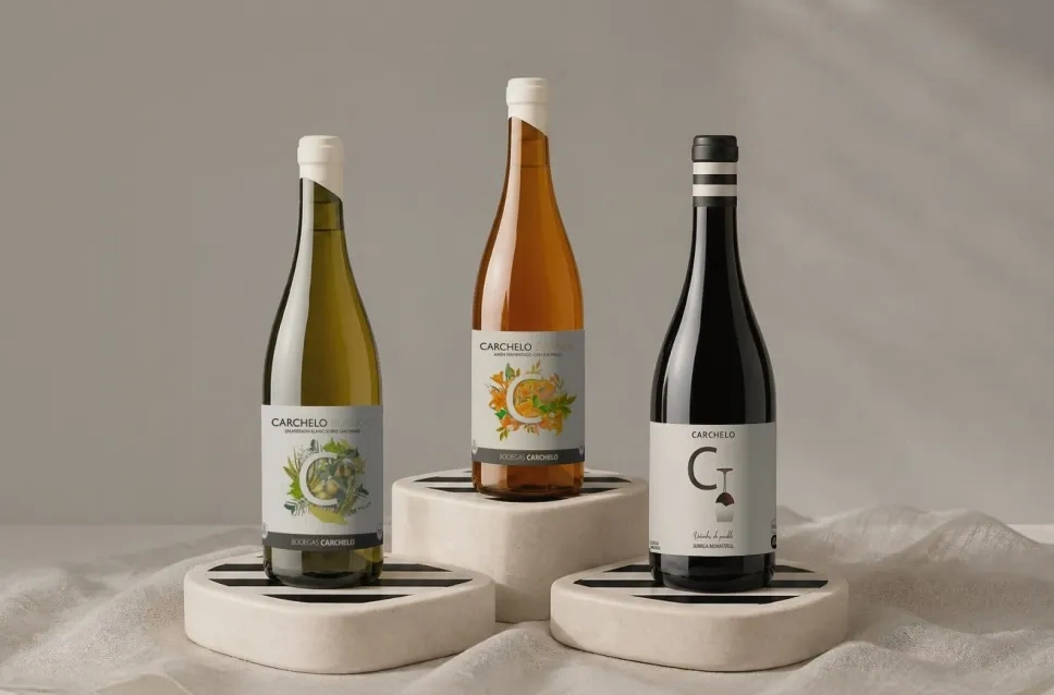 Bouteilles de vin du domaine Carchelo