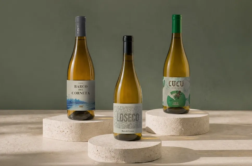 Bouteilles de vin du domaine Barco del Corneta