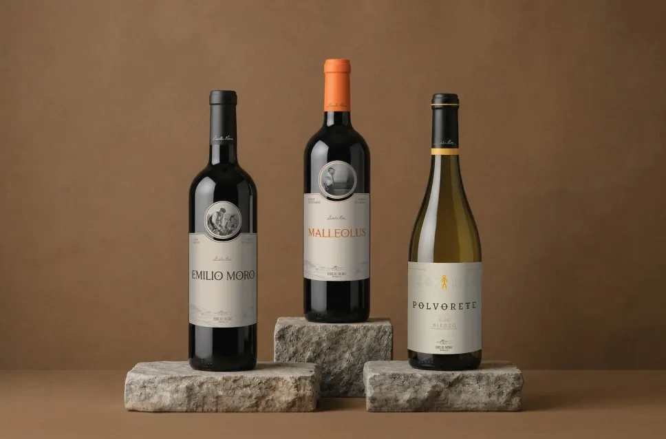 Bouteilles de vin du domaine Emilio Moro