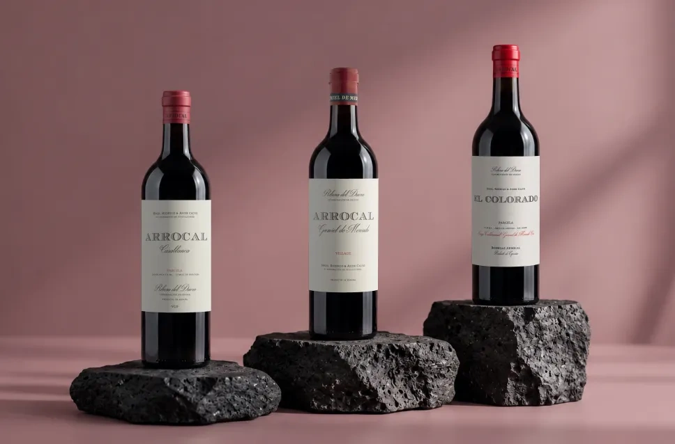 Bouteilles de vin du domaine Arrocal
