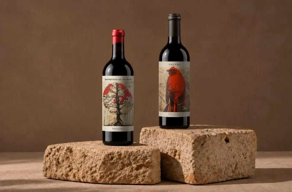 Bouteilles de vin du domaine Dominio de Elbio