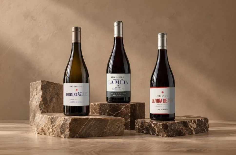 Bouteilles de vin du domaine SotoManrique