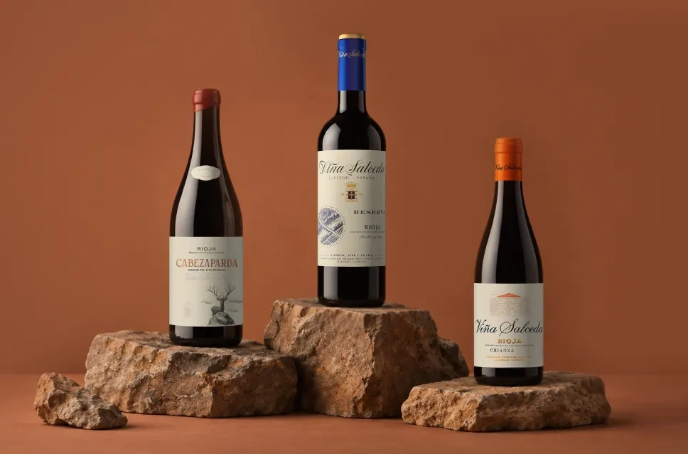Bouteilles de vin du domaine Viña Salceda
