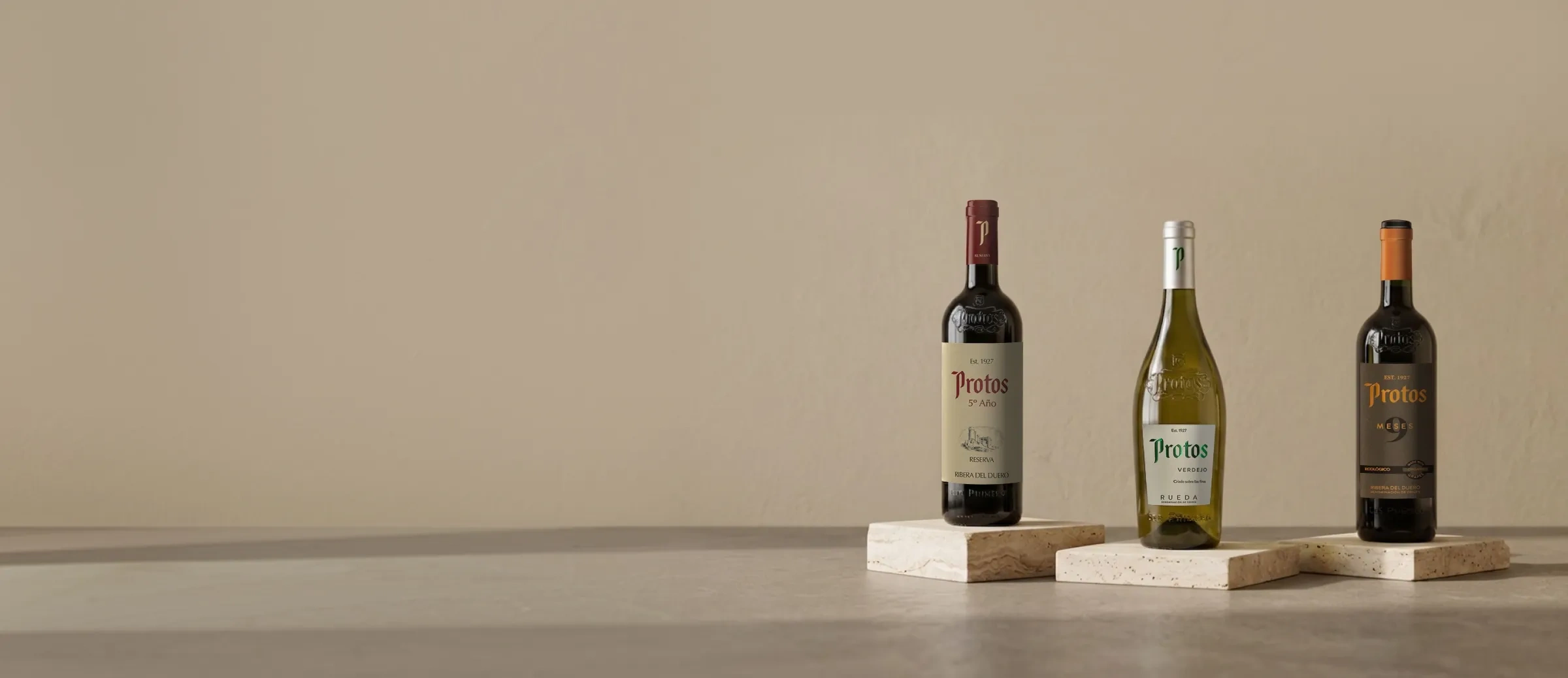 Bouteilles de vin du domaine Protos