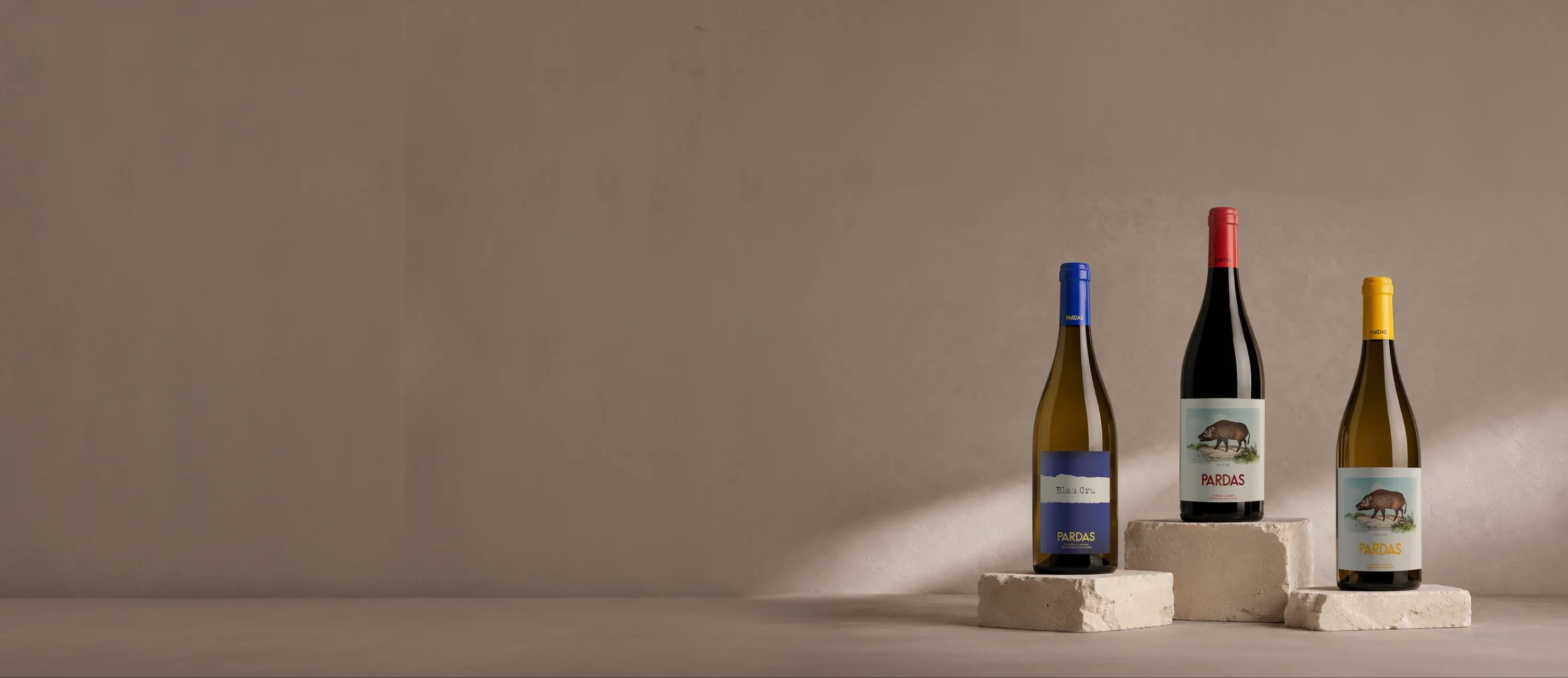 Bouteilles de vin du domaine Celler Pardas