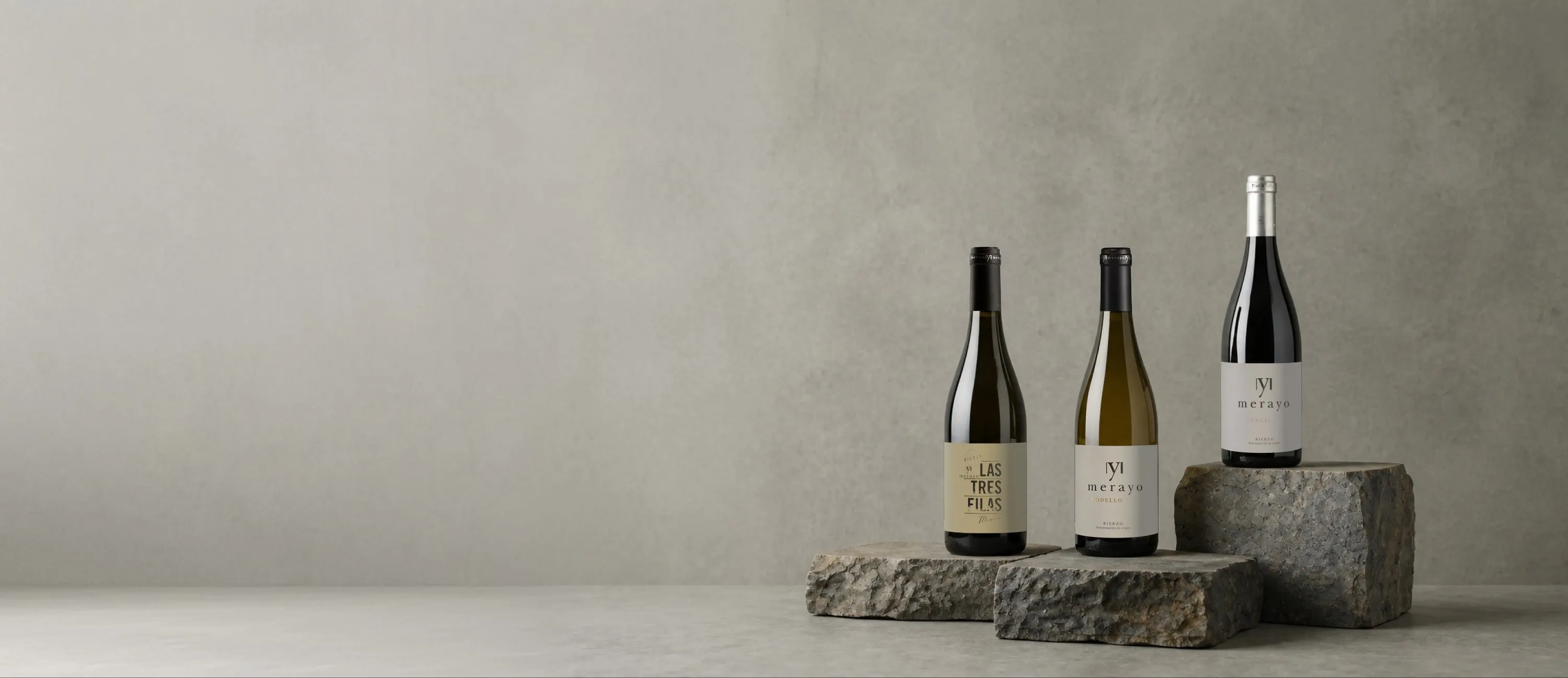 Bouteilles de vin du domaine Merayo