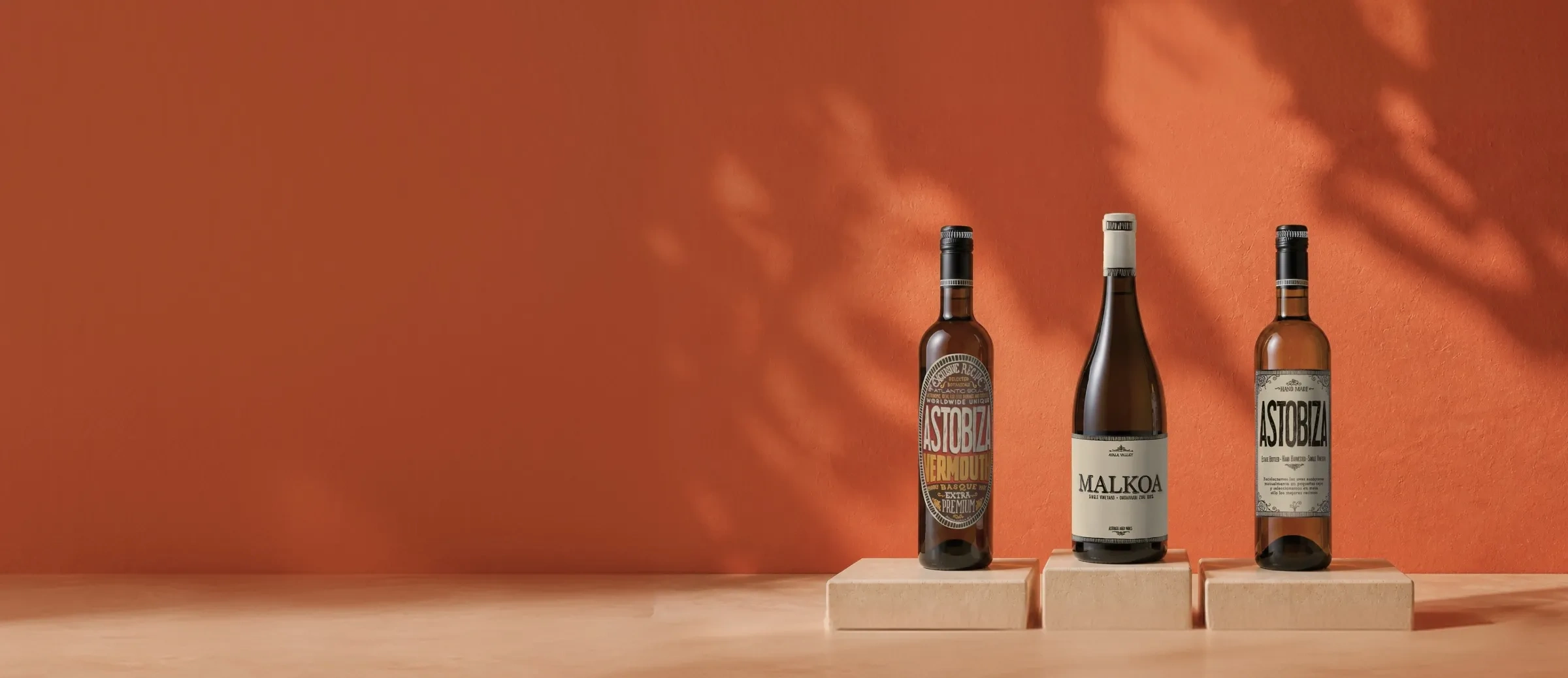 Bouteilles de vin du domaine Astobiza