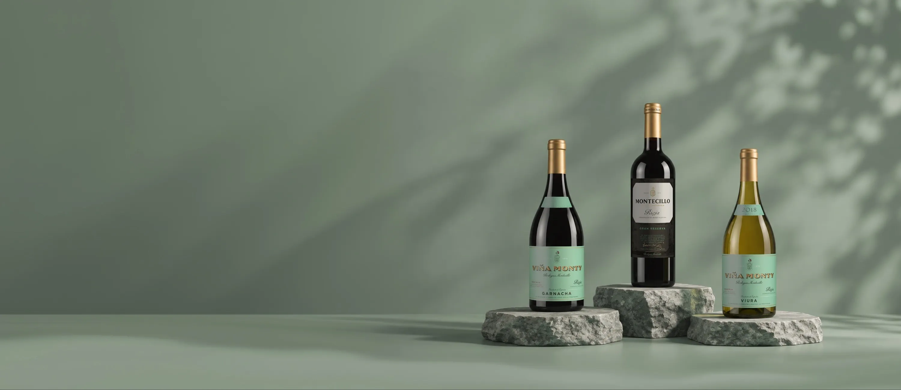 Bouteilles de vin du domaine Montecillo