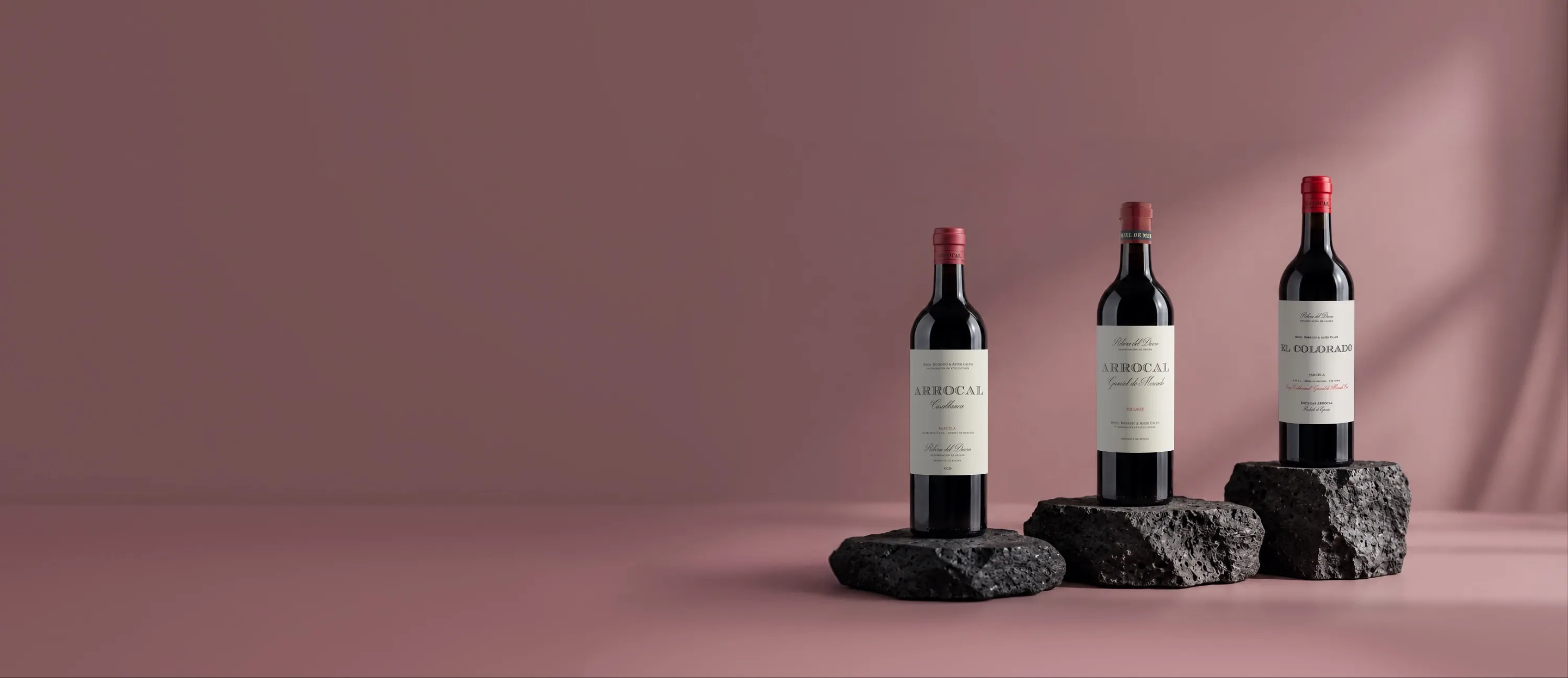 Bouteilles de vin du domaine Arrocal
