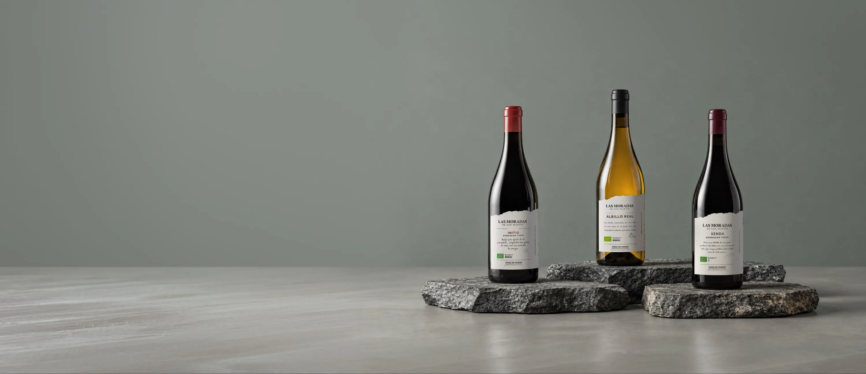 Bouteilles de vin du domaine Las Moradas de San Martín