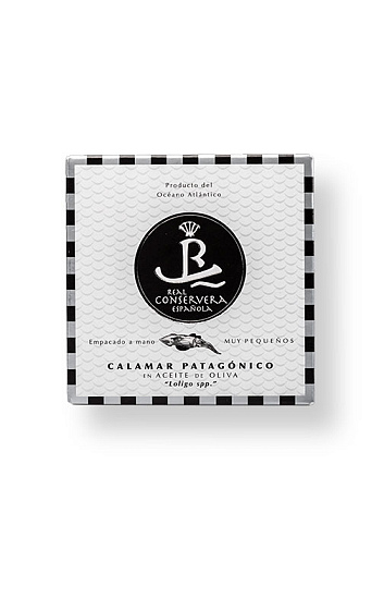 Calamar Patagónico en aceite de oliva 6-8 piezas