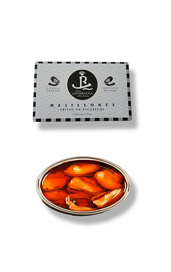 Mejillones fritos en escabeche (6-8 piezas) 