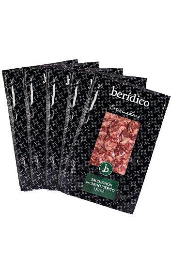 Salchichón ibérico extra cular sobre 100g (x5)