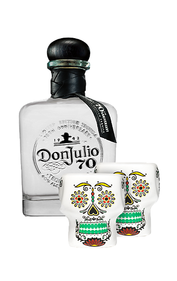 Produit: Pack Don Julio 70 Añejo con 2 Vasos Catrina