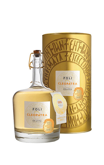 Poli Grappa Cleopatra Moscato Oro con astuccio