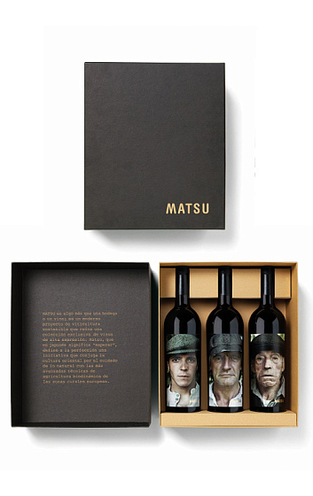 Estuche Matsu x3 (El Pícaro 2013, El Recio 2012 y El Viejo 2012)