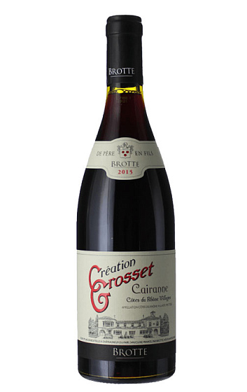 Création Grosset Cairanne Rouge 2015