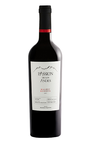 Passion de los Andes Malbec Reserva 2017