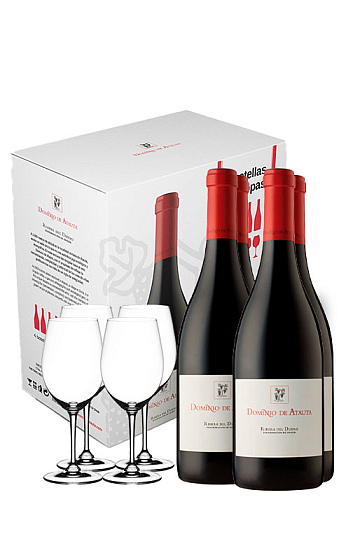 Produit: Dominio de Atauta 2022 [Wine bottles and glasses]
