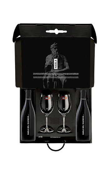 Produit: 2 bottles Habla del Silencio 2023 + 2 glasses