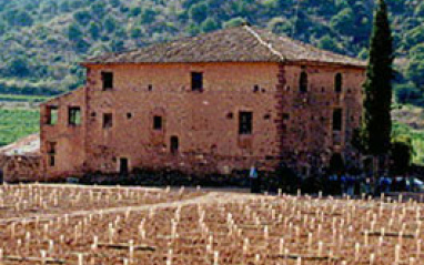 La bodega Casa Gran del Siurana al fondo