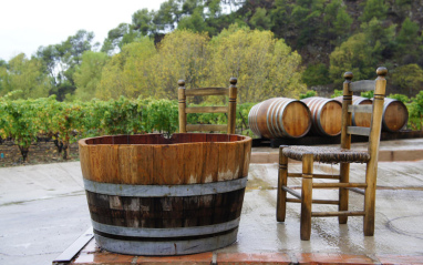 Algunas de las tinas utilizadas en Martinet