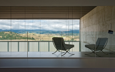 Salón social de la bodega