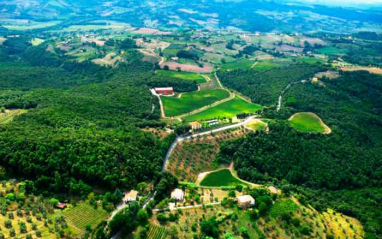 Vista aérea de Caiarossa