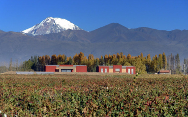 Las instalaciones se ubican a los pies de los Andes