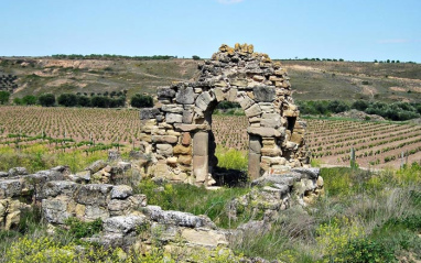 Ruinas históricas en la finca