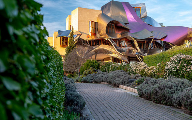 Exterior de las instalaciones de Marqués de Riscal