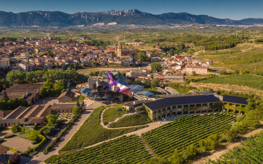 Vista aérea de Marqués de Riscal