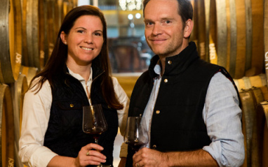 Chris y Andrea, responsables de bodega