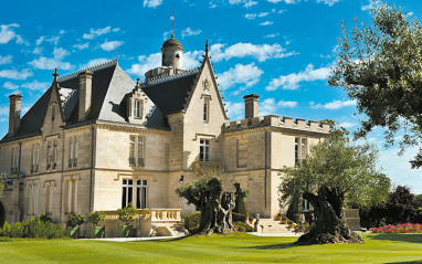 Vista del Château Pape Clément