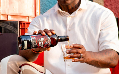 El rapero Skepta con Havana Club 7