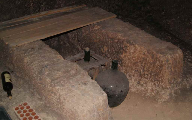 Bodega subterránea bajo el Castillo de San Esteban de Gormaz