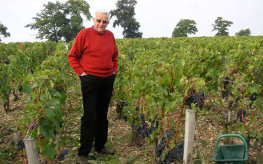 Jean-Gautreau en el viñedo