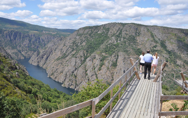 Vista del cañón del Sil