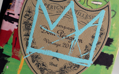 Dom Pérignon Vintage 2015 Basquiat Corona Azul