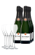 Pack de 6 verres à whisky « 'Taittinger Brut Réserve' » avec 6 verres