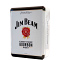 Jim Beam 70 cl. + Estuche de Lata + 2 vasos